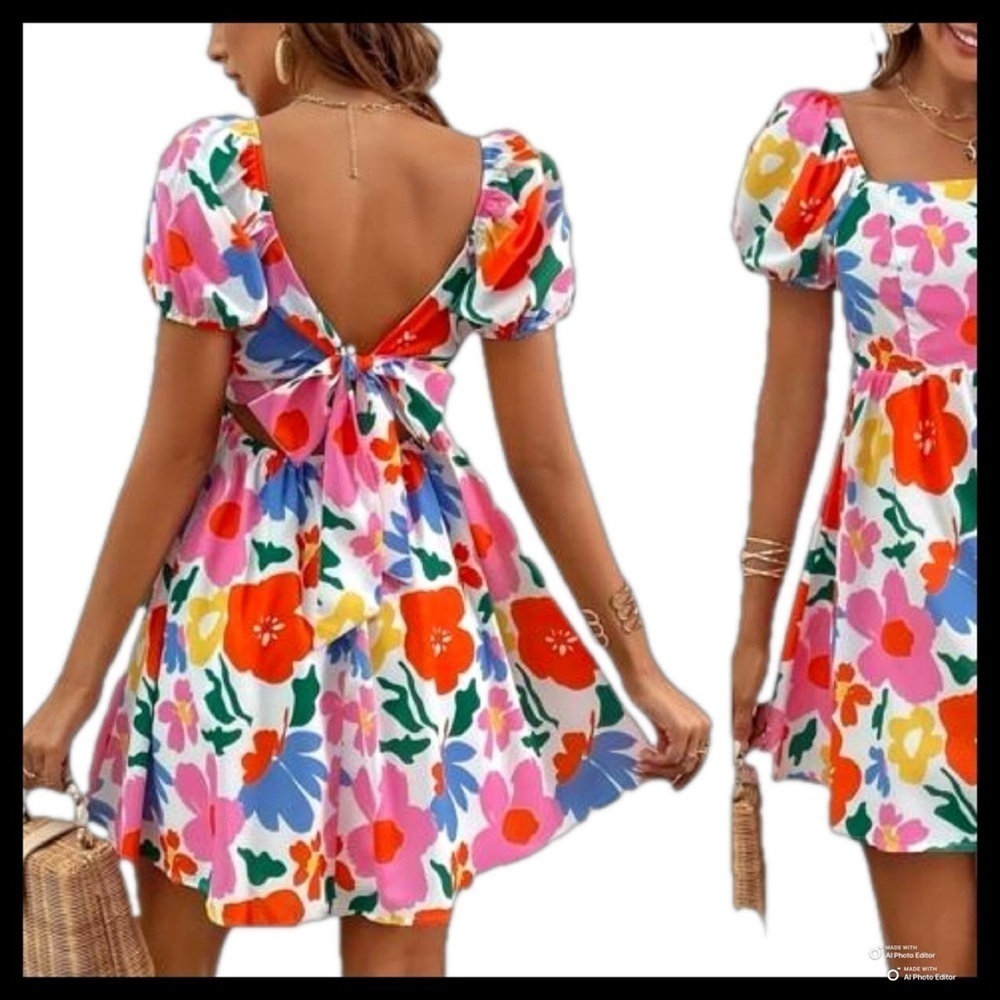 BOUTIQUE Elegant Summer Floral Dress